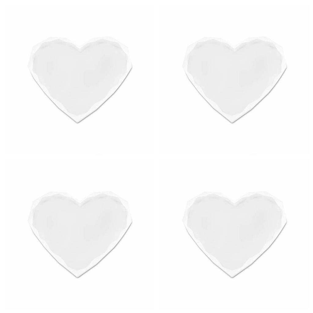 Mats  Edge Placemat Heart Shaped Coaster Mold Pad Clay Tools Tray Mould Resin Casting Mold