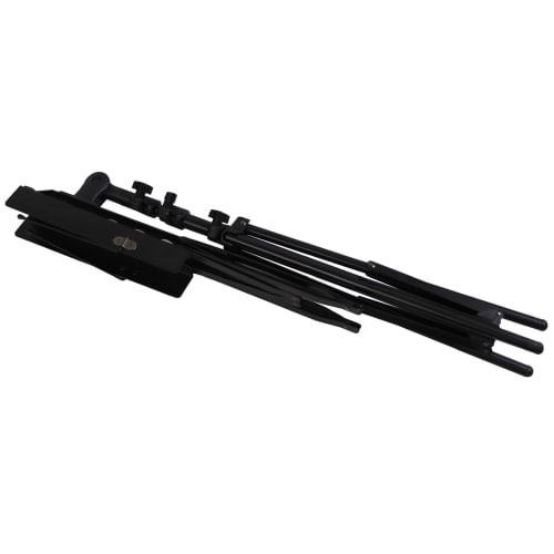 KC Lightweight Aluminum Music Stand MSAL-J/BK Black (Soft Case Included)