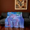 Blanket Super Alex Grey Warm Comfortable Plush Throw Blanket Child Home Psychedelic Sofa Bedroom Trippy Gift
