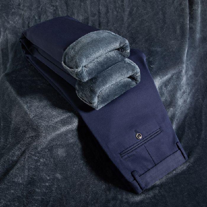 Men's Lyocell Plus Velvet Straight-Leg Dress Pants: 2025 Autumn/Winter Collection