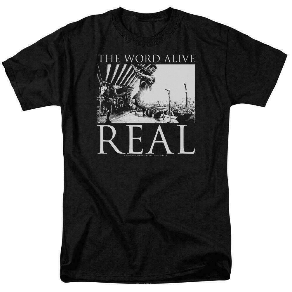 Retro The Word Alive Band Cotton All Size Shirt C59.226 S