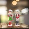 Wooden Nutcracker Ornament Christmas Decor Decorative Remembrance Gift Desktop