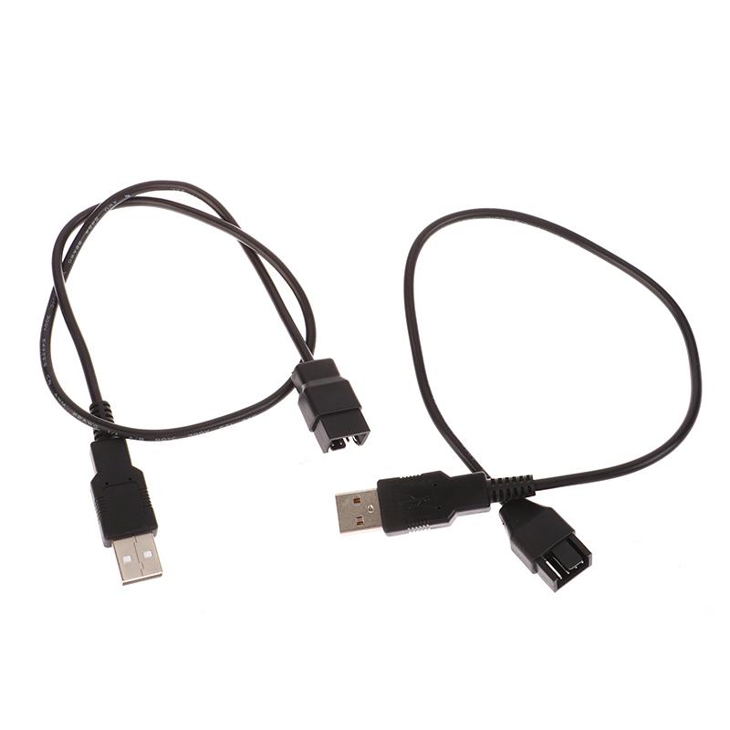 30/50/100Cm 3/4 Pin Kabel adaptéru ventilátoru na USB Počítačový PC ventilátor Napájecí kabel Konektor Adaptér