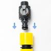 Fast Connects ABS Plastic Water Hose Adapter 6 Point Thread Integrated Flows Control Valves For Outdoor Watering
