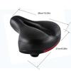Bicycles Seat Cushion PU Mountain Bike Road Cycling Saddle Outdoor Sports Soft Reflective Strip Hollow Replacement Pad