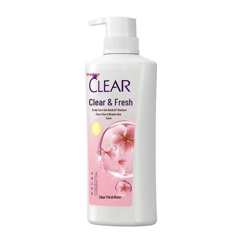 Clear Anti-Dandruff Cherry Blossom Refreshing Shampoo