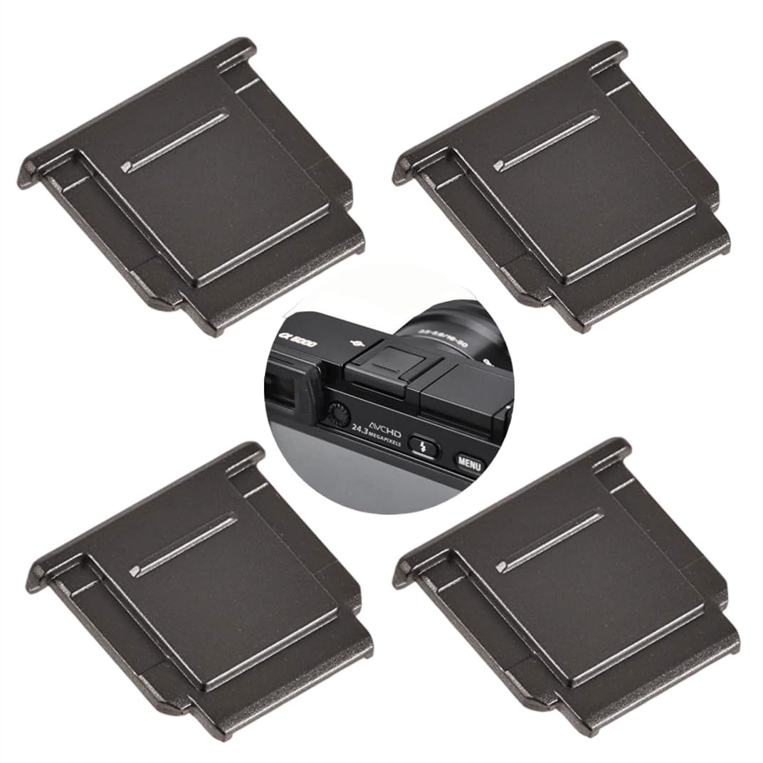 

YOGOTI Hot Shoe for Sony and Pack of 4 Covers/Caps RX10, RX1RII, RX1R, RX1, DSC-HX400V, DSC-HX400, DSC-HX60V, DSC-HX60, DSC-HX50V, DSC-HX50, чорний