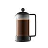 Cafetera BODUM Cafetera de Prensa Francesa Brasileña 350ml Cafetera de Acero Inoxidable Negra con Filtro Vaso de Vidrio Tipo Inmersión