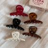 Acetic Acid Colorful Rhinestone Hair Clip Crystal Small Grab Clip Acetate Hairpin  Female