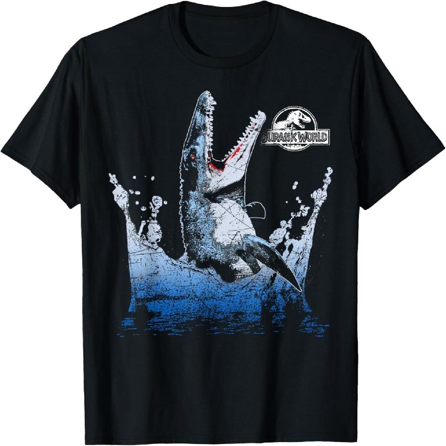 Jurassic World Aquatic Dinosaur Splash T-Shirt S