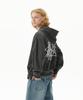 Mahagrid Sun Logo Pigment Zip Up Hoodie Charcoal(Mg2Dfmm430A)