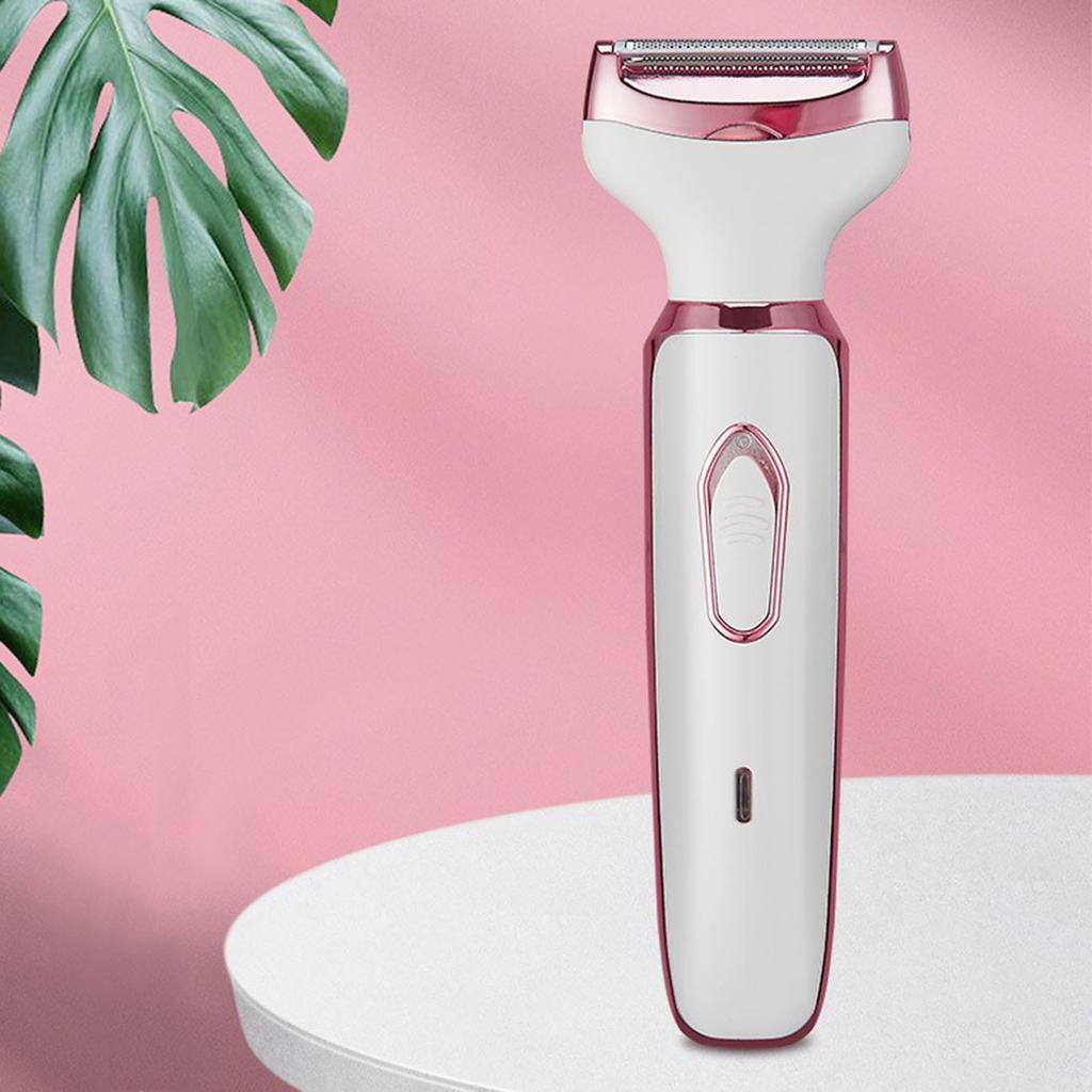 Elektrický holicí strojek pro ženy, odstranění chloupků na těle žen 4 v 1, zastřihovač bikin pro obočí, obličej, tělo podpaží, přenosný dámský holicí strojek, zastřihovač pro ženy