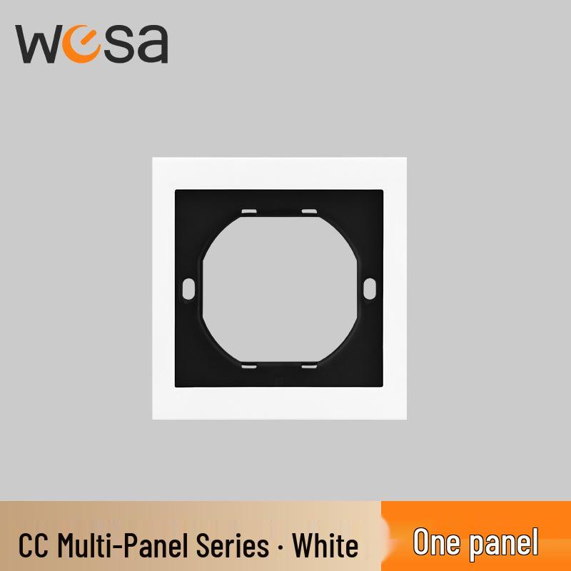 European Standard Multi-position Wall Socket with Flame Retardant Protection and Simple Design