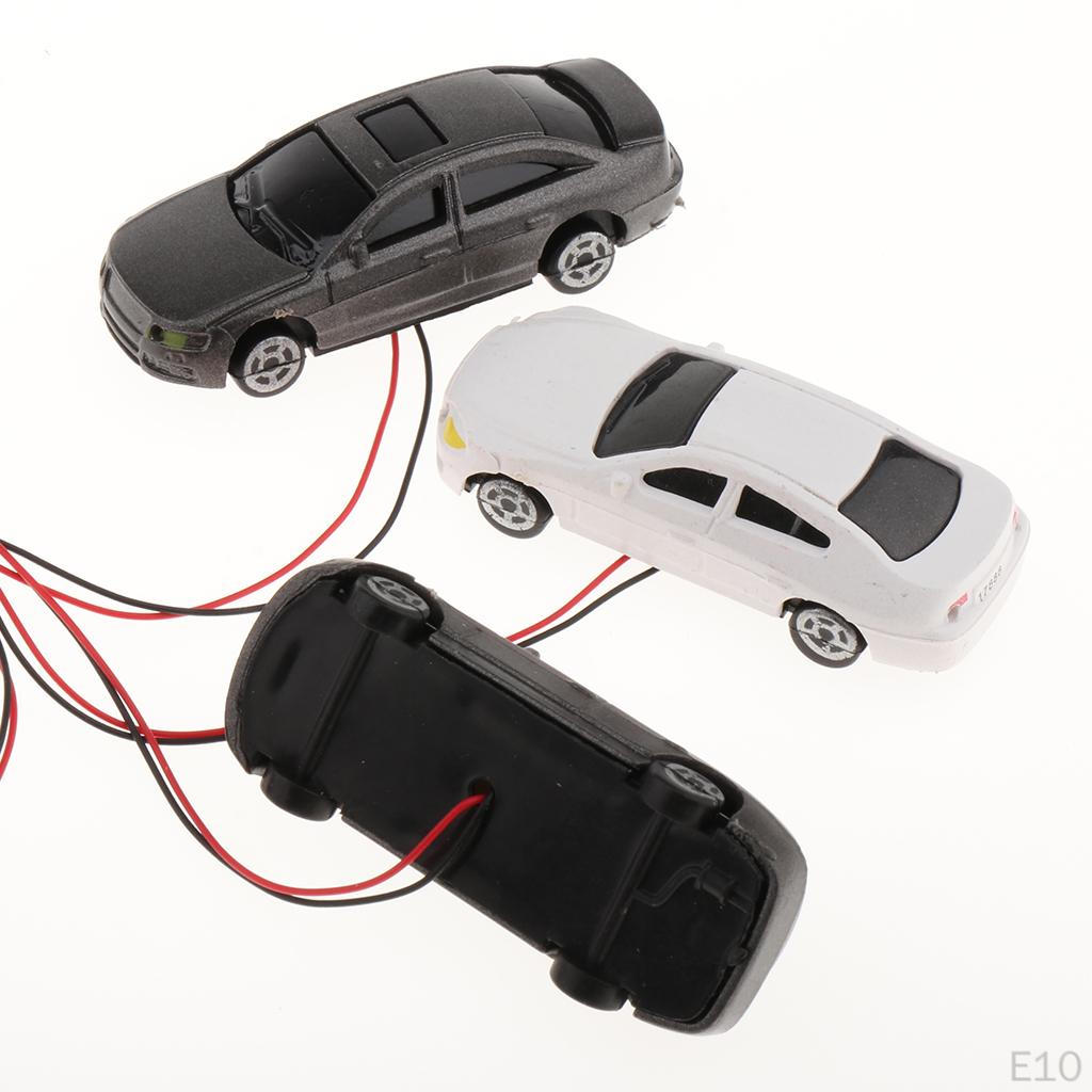 5pc Shine Model Miniature Table Accessory Parking Scenery