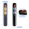 Ergonomic Learning Remote Control With 6 Large Button Intelligent Controller For Sound And Video Device Easy To Use