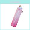 New Arrival Plastic Water Bottle Gradient Frosted Portable Strap Sports Bottle 1000ml