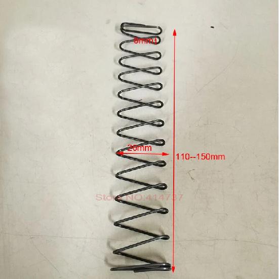 2pcs  Carbon steel 1.2mm wire Square compression spring 1.2mm wire micro spring compression spring pressure spring 1.2x6x20x130mm