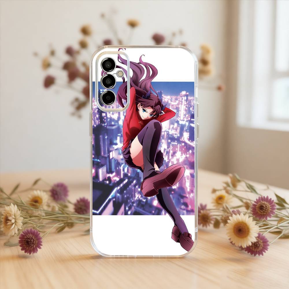 Fate Rin Tohsaka Phone Case Transparent Silicone Soft For SamsungA10,12,20,21S,30,31,40,50,51,52,70,71