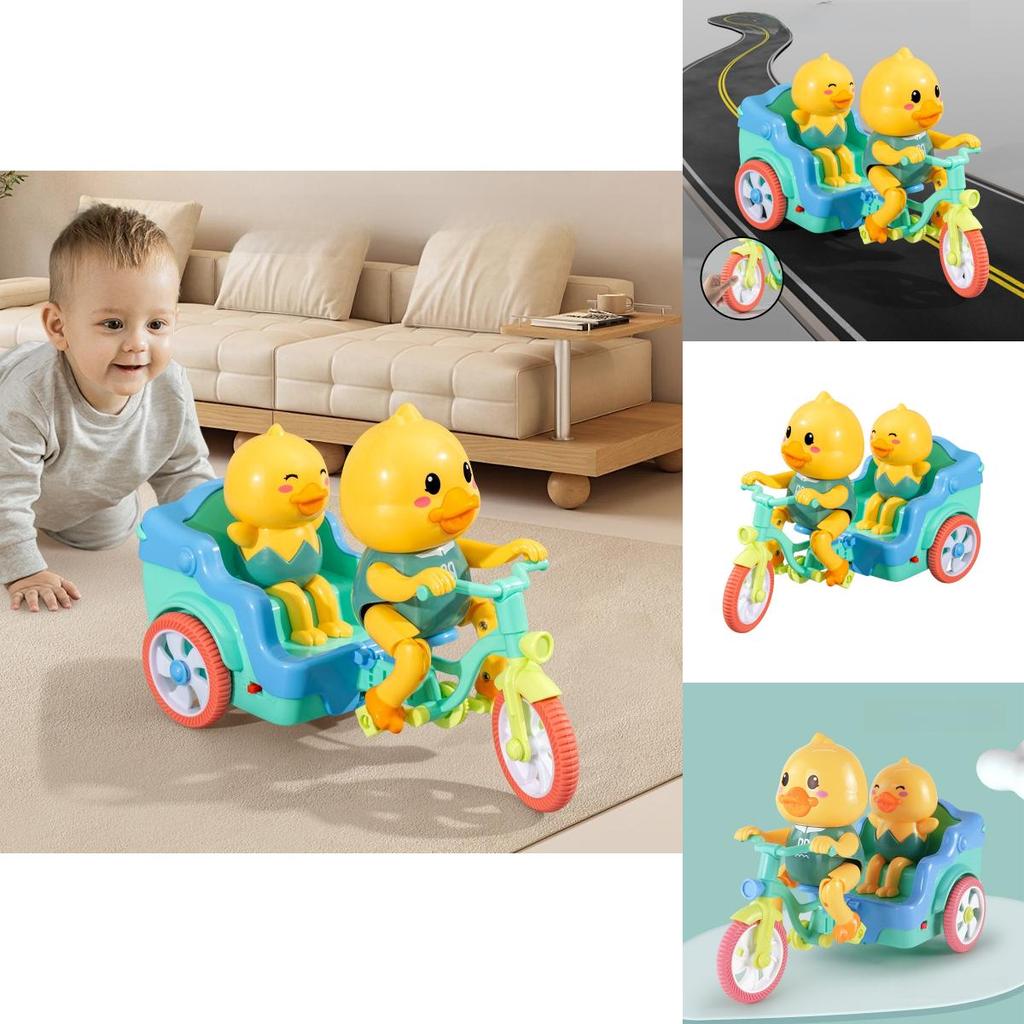 Baby Lernspielzeug Blinklicht Musik Soundeffekte Niedliche Ente Dreirad Für Kinder