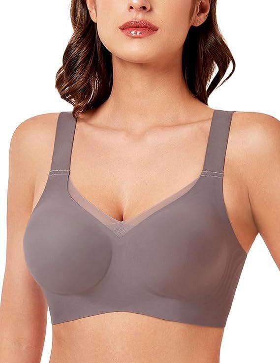 

Seamless Soft Support Wire-Free Lifting Bra for Women S сірий колір