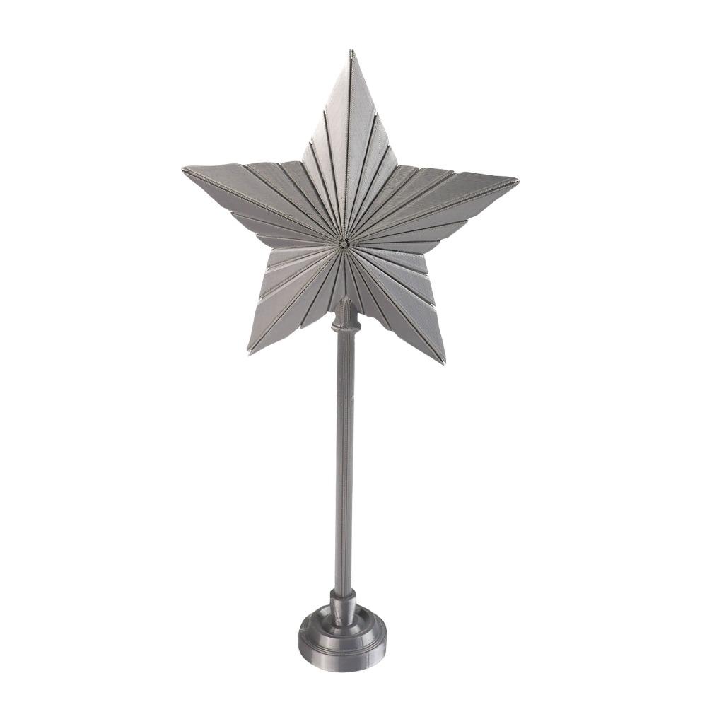 Glitzernder leuchtender Weihnachtsbaumspitze Stern Exquisit 32cm Höhe Weihnachtsleuchtbaumspitze Neujahrs Sternennacht Baumspitze