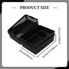 6 Pieces Storage Baskets Desktop Basket Multipurpose Black File Organizer Bins for Closet