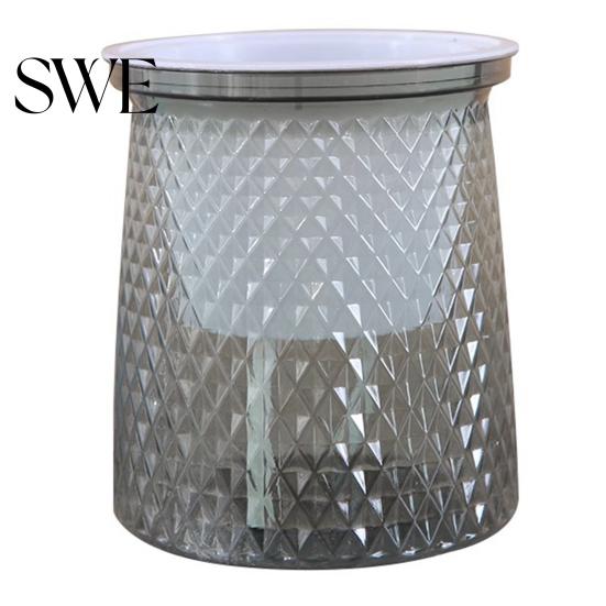 Flower Pot with Water Reservoir Self Watering Plant Flowerpot Drainage Holes And Transparent Container for Plants Indoor Planter Home Office