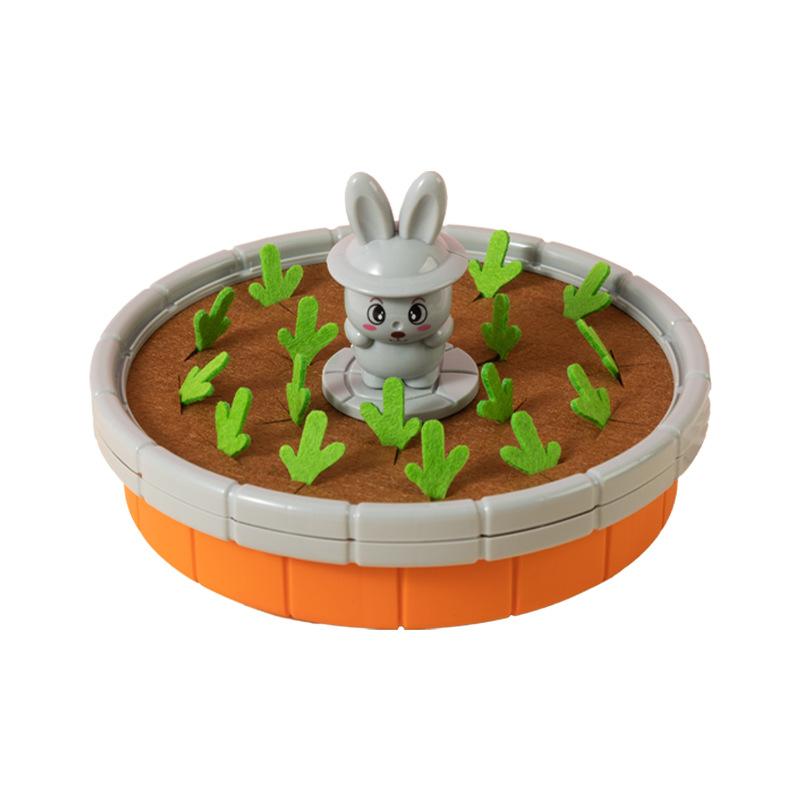 1 Set Montessori Toddler Baby Pull Out Radish Toys Memory Sorting Fine Motor Skills Education Fun Carrot Harvest Desk Game