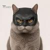 Comfortable Cat Face Mask Bat Mask, Funny Helmet, Hat Cosplay Costume, Adjustable Pet for Holiday Costume Gear Halloween Party Photo Props,