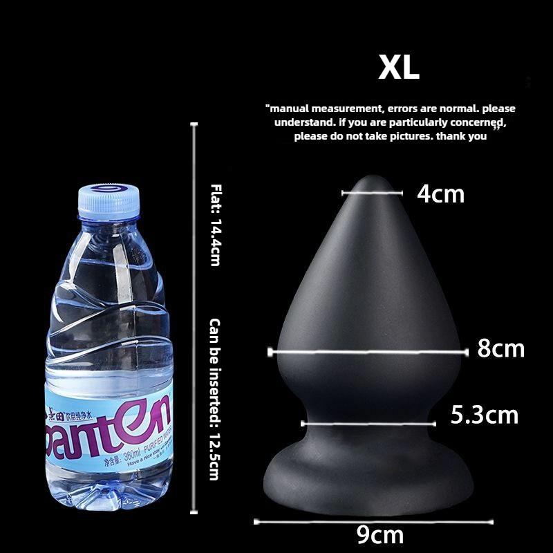 6 Sizes Huge Anal Plug Comfortable Silicone Anal Dildo Suction Cup Big Butt Plug,Anal Dilator Adult Anal Sex Toys for Women Anus