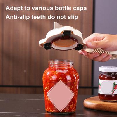 ApriVaso Apribottiglie Regolabile con Manico Ergonomico Strumento ApriVaso Facile da Afferrare per Mani Deboli Gadget da Cucina Multiuso