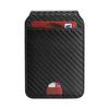 Magnetic Cellphone Back Card Bag 5 Card Slots PU Leather Phone Kickstand
