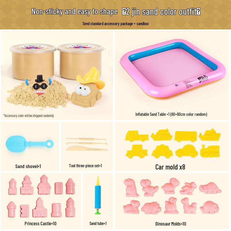 

Космический детский набор безопасного липкого песка для игр в помещении - Нетоксичная волшебная глина