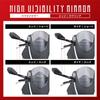 Daytona High Visibility Mirror Motorcycle Mirror Cowl 6mm Bolt Lightweight Wide Angle Compliant with New Safety Standards Cowling Edge Long Right Only