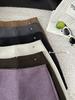 CHAO Women's High Waist Wool A-line Skirt - Autumn/Winter Slimming and Versatile Short Skirt