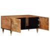 VidaXL Table basse 80x50x40 cm bois de manguier massif, table d'appoint, table de salon, table latérale, bout de canapé, 358289