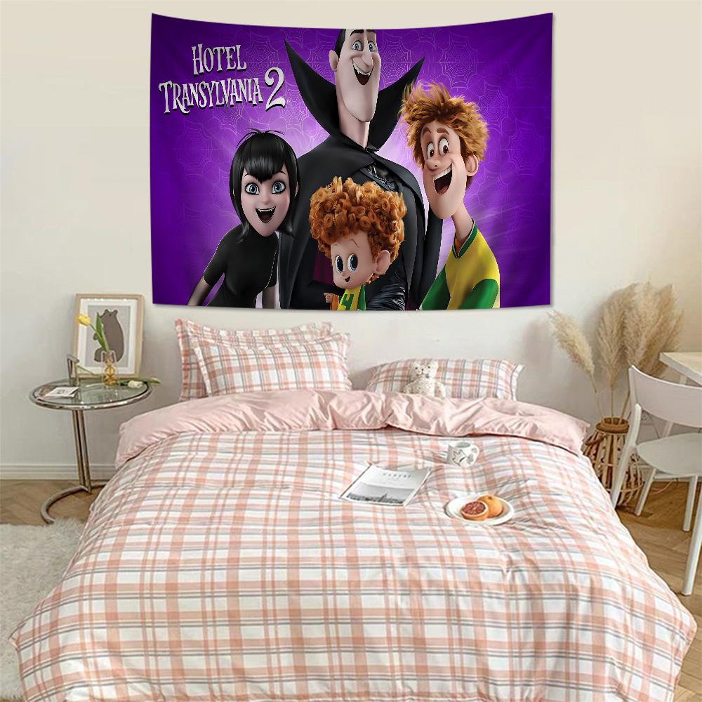 Anime Hotel Transylvania Appeso Arazzo Boemo Arazzi da Parete Boemi Mandala Kawaii Decorazione Stanza