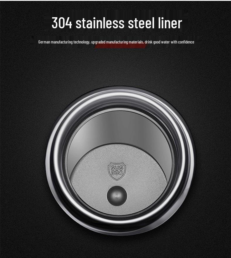 Custom Insulated Stainless Steel Cup with Logo, Engraved Lettering, Temperature Display - Ideal for Events and Souvenirs