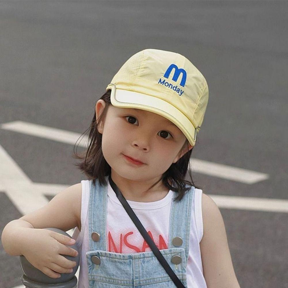 Quick Dry Children Peaked Hat Summer Sun Protection Cap Fashion Baby Baseball Cap  2-8y