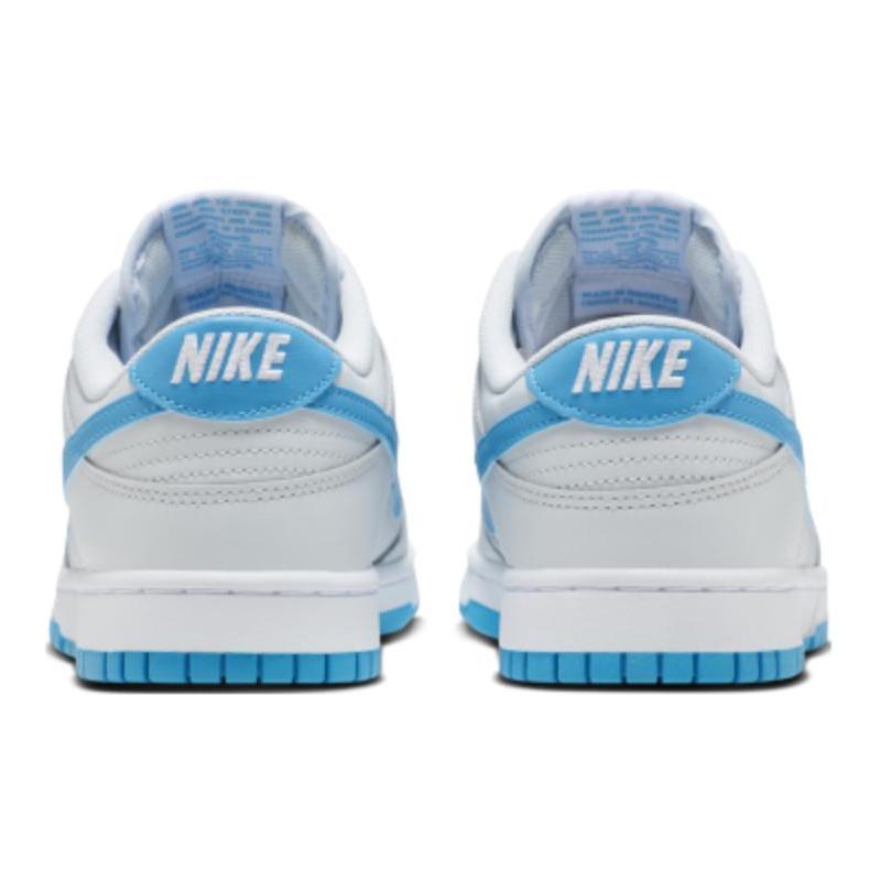Nike Dunk Low Retro Pure Platinum Blue Lightning Skate Shoes Sneakers