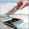 2Pcs Stainless Steel Stove Gap Covers Heat Resistant Stove Guard Adjustable Length Stove Gap Filler for Kitchen Oven Counter Range Trim Kit