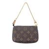 Used Louis Vuitton Monogram Mini Chain Pochette Accessoires Bag M58009