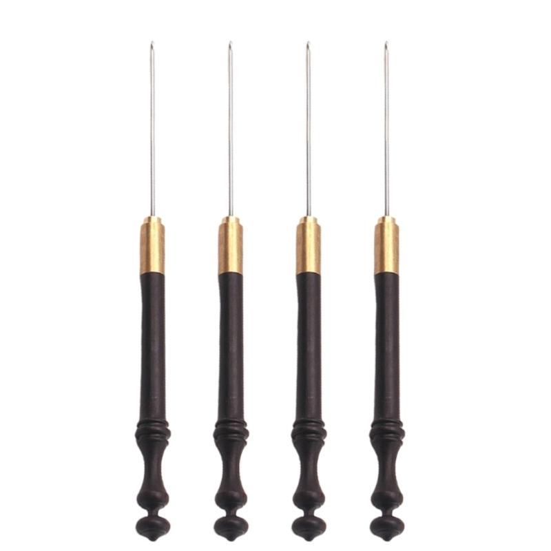 Crochet Hooks Ergonomic Crochet Hook Needle Wooden Handle for Crochet Yarn Thread/Beads Crochet Needle Knitting Tool