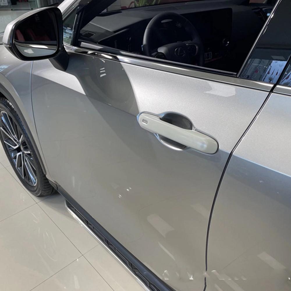 For Lexus NX 2022 Door Grab Handle Shell Decoration Trim Cover Decal Sticker Car Exterior Accessories Styling ABS Carbon