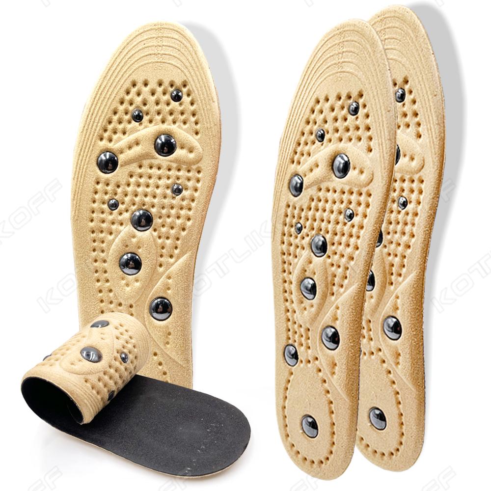 

Массажные стельки с магнитами Акупунктурные стельки для обуви для мужчин и женщин Легкие Дышащие Помогающие похудеть Подошва для обуви S EU 35-40
