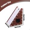 Triangle Cat Scratcher Scratching Pad Vertical Furniture Protection Pet Toy for Indoor