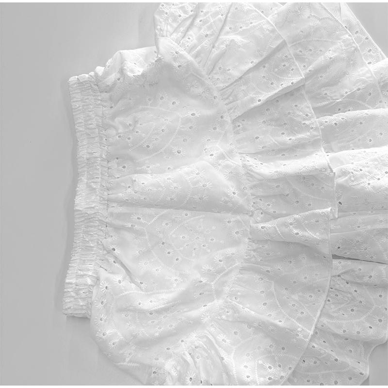 Damen Jacquard Hemd Shorts Set Knopfloch Einfarbiges Set Bedruckt Lässiger Fortgeschrittener Stil Frühling Sommer Neu Damen Langarm Set