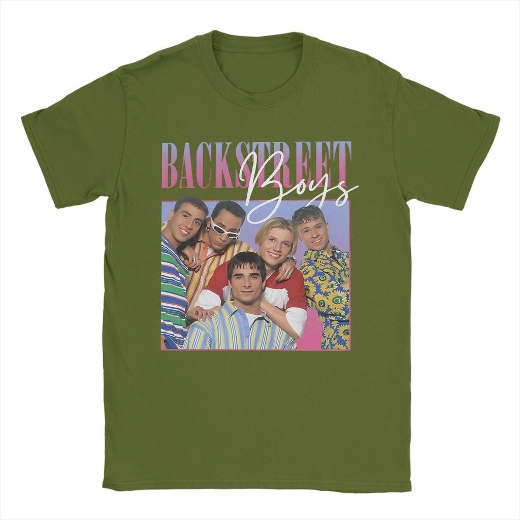 Funniest Backstreet Idol Fot You Men's T Shirt Backstreet Boys Casual Tee Shirt Short Sleeve Crew Neck T-Shirts Graphic Tops