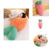 Cute And Colorful Carrot Plush Toy With Rabbit Fur Perfect For Kids And Bedroom Decor