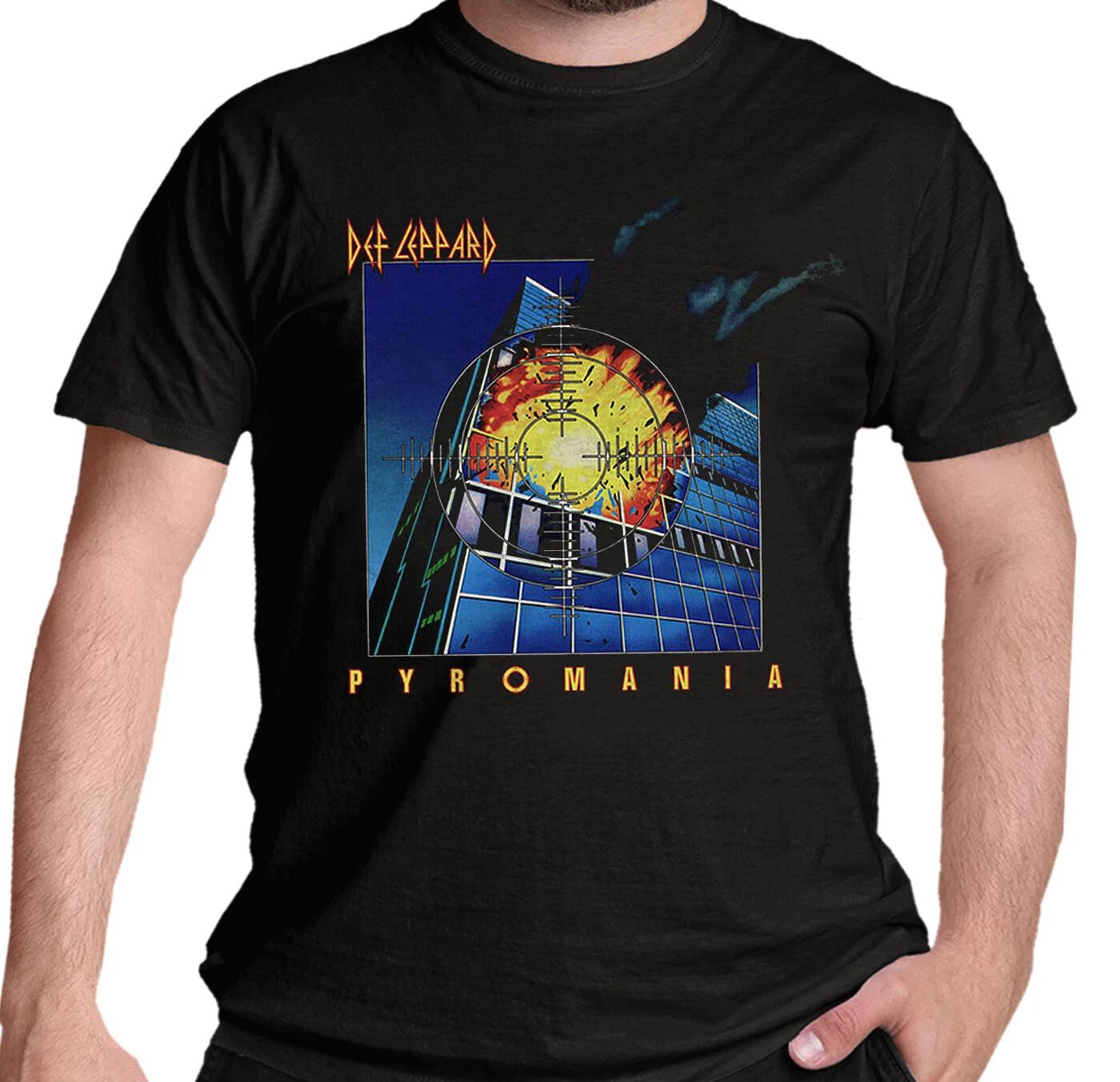 

Official Def Leppard Pyromania T Shirt Rock Album Licensed Tee Small New S